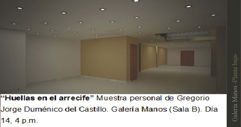“Huellas en el arrecife”. Muestra personal de Gregorio Jorge Duménico del Castillo. huellas-en-el-arrecife-muestra-personal-de-gregorio-jorge-dumenico-del-castillo