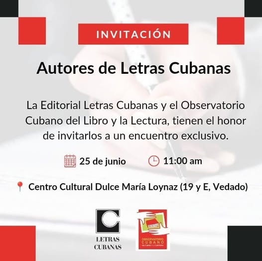 Invitación a Autores de Letras Cubanas invitacion-a-autores-de-letras-cubanas