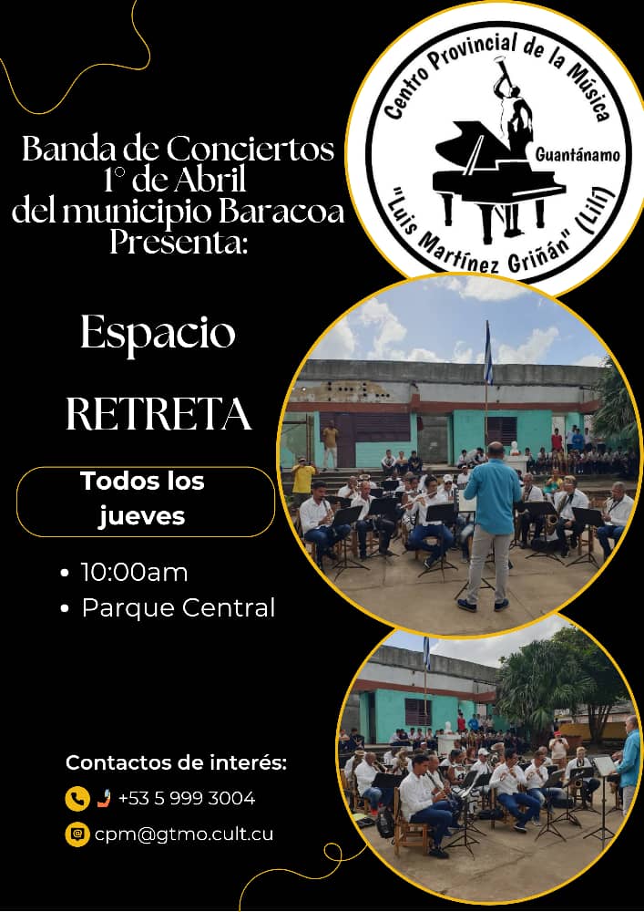 retreta-de-la-banda-municipal-de-conciertos-baracoa