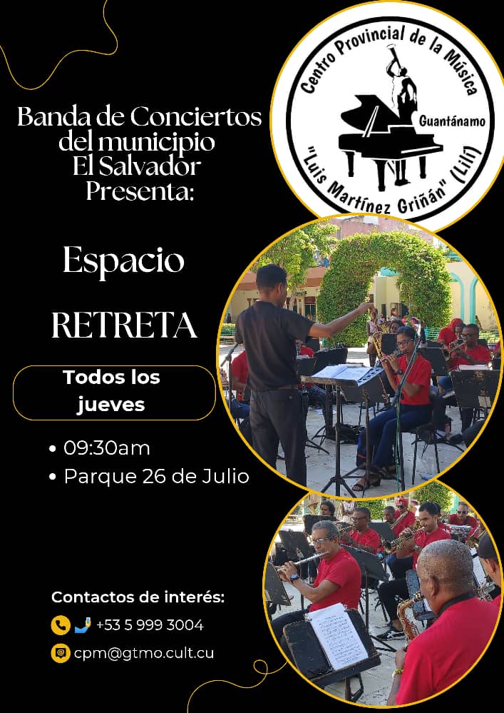 Retreta de la Banda Provincial de Conciertos del Municipio El Salvador retreta-de-la-banda-provincial-de-conciertos-del-municipio-el-salvador