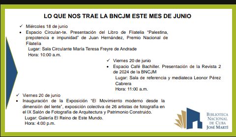 actividades-culturales-de-la-bncjm-para-la-tercera-semana-de-junio
